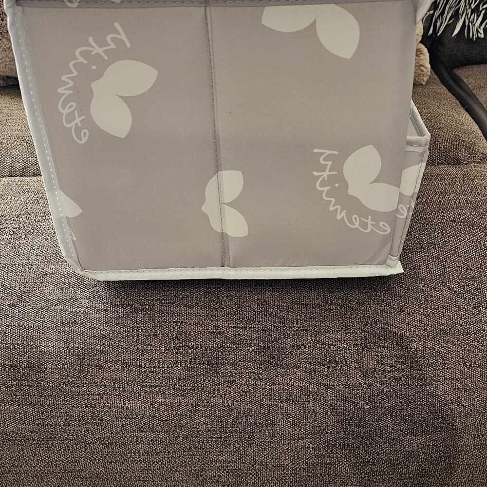 Gray Storage Box with Pattern Set Of 2 - Picture 6 of 12